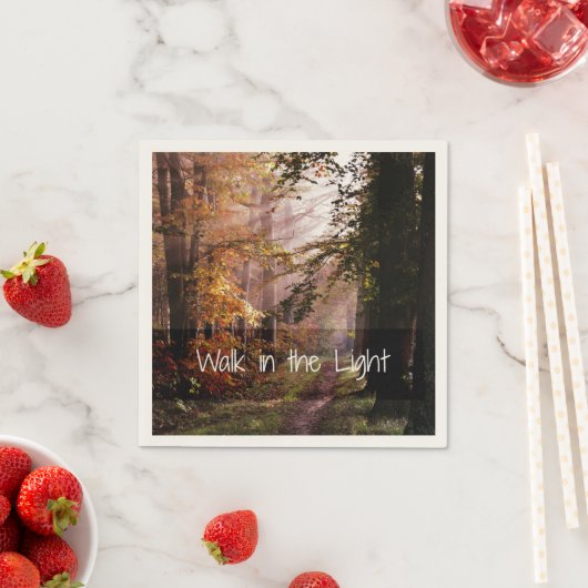 Wandeling in de Lichte Bijbel Verse Servetten (Insitu)