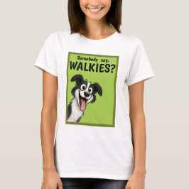 Wandeling in groen T-shirt