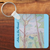 Wandeling in het bos sleutelhanger (Voorkant)
