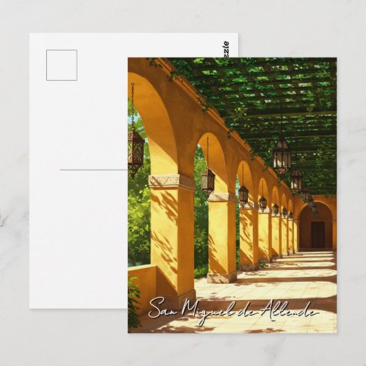 Wandeling in San Miguel de Allende Mexico Reizen Briefkaart (Voorkant / Achterkant)