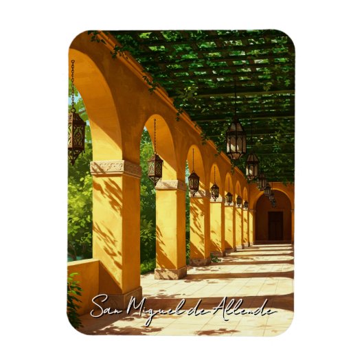 Wandeling in San Miguel de Allende Mexico Reizen Magneet (Verticaal)