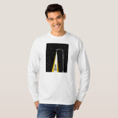 Wandeling in winteravond t-shirt (Voorkant volledig)