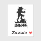 Wandeling - Israel National Trail - Sticker (Vel)