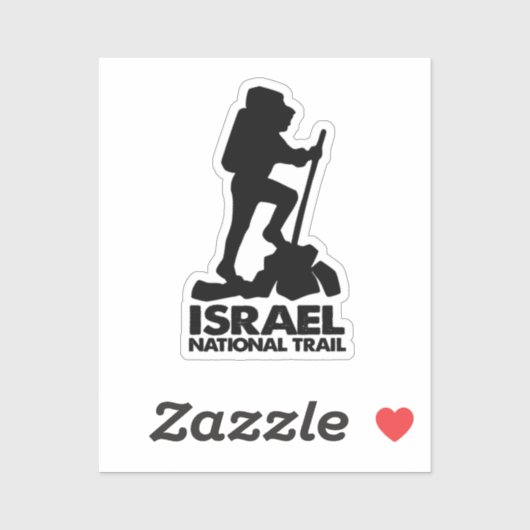 Wandeling - Israel National Trail - Sticker (Vel)