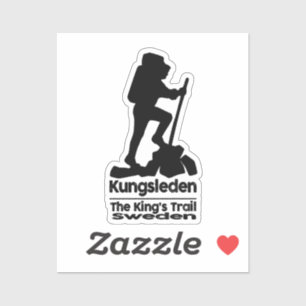 Wandeling - Kungsleden - The Kings Trail - Zweden Sticker