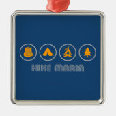 Wandeling Marin California Metalen Ornament (Voorkant)