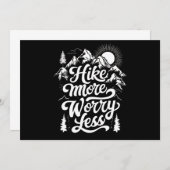 Wandeling Meer zorgen Minder Groep Camping Buiten  Kaart (Voorkant / Achterkant)