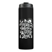 Wandeling Meer zorgen Minder Groep Camping Buiten  Thermosbeker (Voorkant)