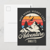 Wandeling Meer zorgen minder, Wandelavontuur Briefkaart (Voorkant / Achterkant)