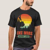 Wandeling Meer zorgen Minder Wandeltocht Avontuur  T-shirt (Voorkant)