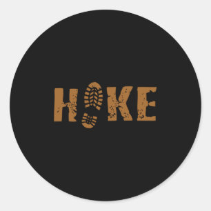 Wandeling Meer Zorry Minder Grappig Outdoor Mounta Ronde Sticker