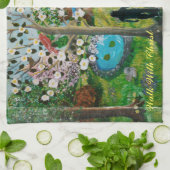 Wandeling met Christus keukenhanddoek (Gevouwen)