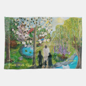 Wandeling met Christus keukenhanddoek (Horizontaal)