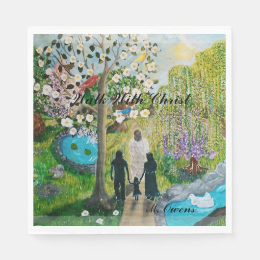 Wandeling met Christus servetten (Voorkant)