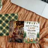 Wandeling op Over Camping Verjaardag Foto Kaart