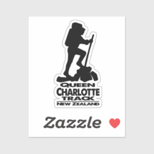 Wandeling - Queen Charlotte Track - Nieuw-Zeeland  Sticker