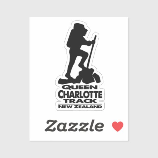 Wandeling - Queen Charlotte Track - Nieuw-Zeeland Sticker (Vel)