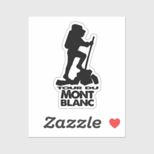 Wandeling Tour du Mont Blanc Sticker