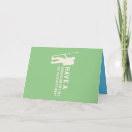 Wandeling verjaardagskaart kaart