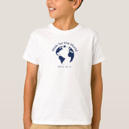 Wandeling voor de wereld T-shirt - Boys White