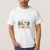Wandelingen harmoniseren t-shirt (Voorkant)