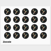 Wandelkaart Appalachian Trail Ronde Sticker (Vel)