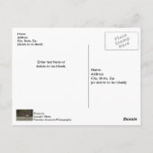 Wandelkaart van stierelk in de ochtend - blanco an briefkaart (Achterkant)