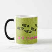 Wandellaarzen Denim I'd LIEVER ZIJN WANDELEN Sport Magische Mok (Links)