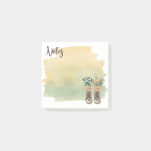 Wandellaarzen & Wilde Bloemen Post-it® Notes (Voorkant)