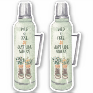 Wandellaarzen & Wilde Bloemen Sticker