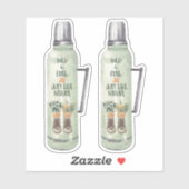 Wandellaarzen & Wilde Bloemen Sticker (Vel)