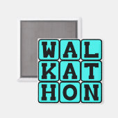 Wandelmarathon, Fondsenwervende Wandelactiviteit Magneet (Voorkant / Achterkant)