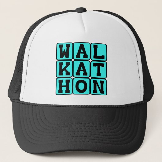 Wandelmarathon, Fondsenwervende Wandelactiviteit Trucker Pet (Voorkant)
