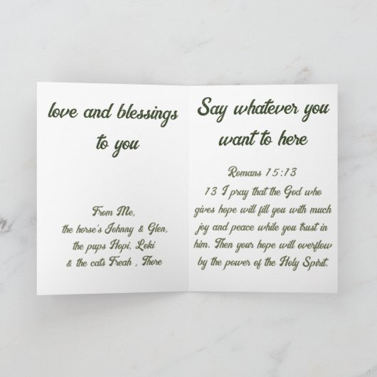 wandelpaard ranch kaart (Binnen)