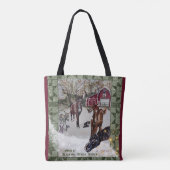 wandelpaard ranch tote bag (Achterkant)