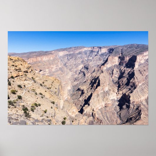 Wandelpad in Jebel Shams Poster (Voorkant)