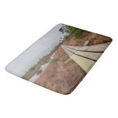 Wandelpad in moeras badmat (Gekanteld)