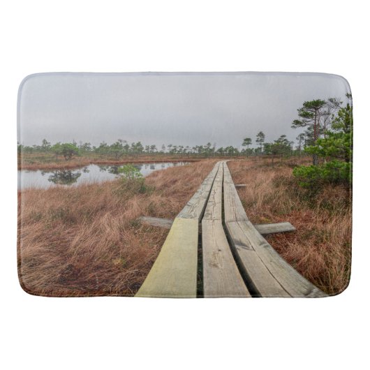 Wandelpad in moeras badmat (Voorkant)