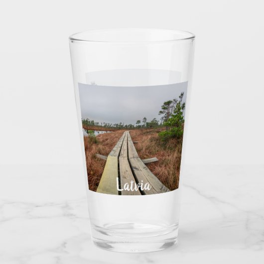 Wandelpad in moeras glas (Voorkant)