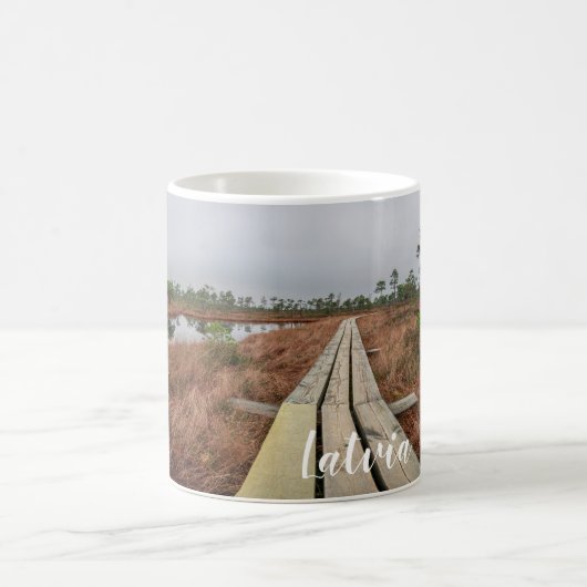 Wandelpad in moeras koffiemok (Center)