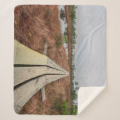 Wandelpad in moeras sherpa deken (Voorkant)