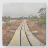 Wandelpad in moeras stenen onderzetter (Voorkant)