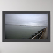 Wandelpad langs oceaan poster (Voorkant)