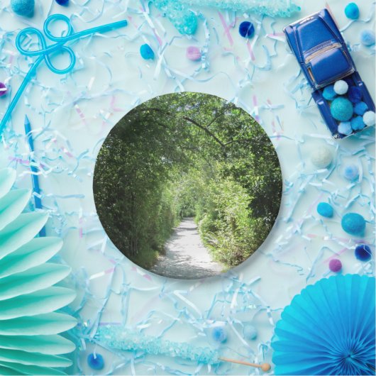 Wandelpad met Griekenland Papieren Bordje (Feest)