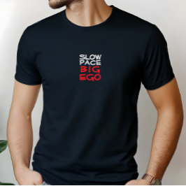 Wandelpad Wandelen kamperen humor zwart T-shirt