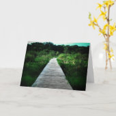 "Wandelpad Whitetail Woods" Beterschapkaart Kaart (Gele Bloem)