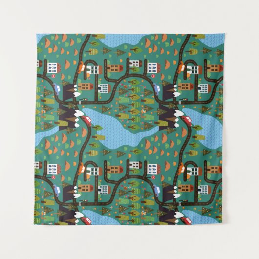 Wandelpaden Kinder Wandkleed (Voorkant (horizontaal))