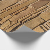 Wandelpapier met tan Stone Wall Cadeaupapier (Hoek)