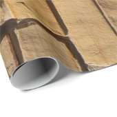 Wandelpapier met tan Stone Wall Cadeaupapier (Rol Hoek)