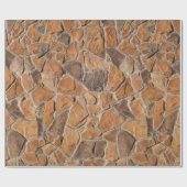 Wandelpapier met tan Stone Wall Cadeaupapier (Vlak)